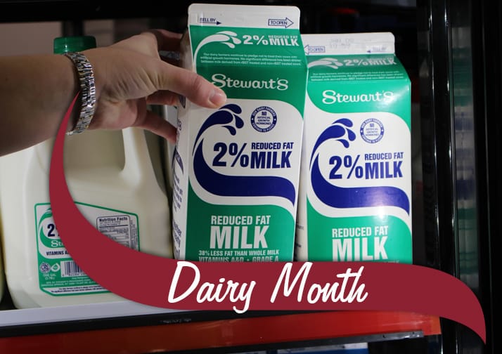 half gallons of 2 percent milk Dairy Month