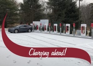 Tesla Supercharging Station