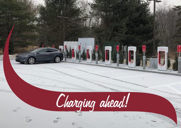 Tesla Supercharging Station