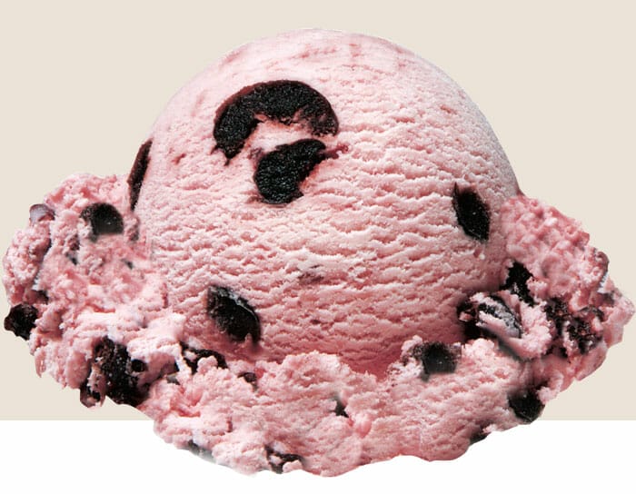 Black Sweet Cherry Ice Cream Scoop