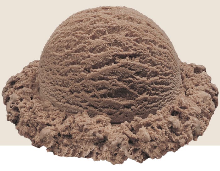 A scoop of Milk Chocolate Gelato ice cream