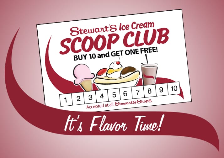 Did Somebody Say Free Ice Cream? Join the Scoop Club! - Stewart's