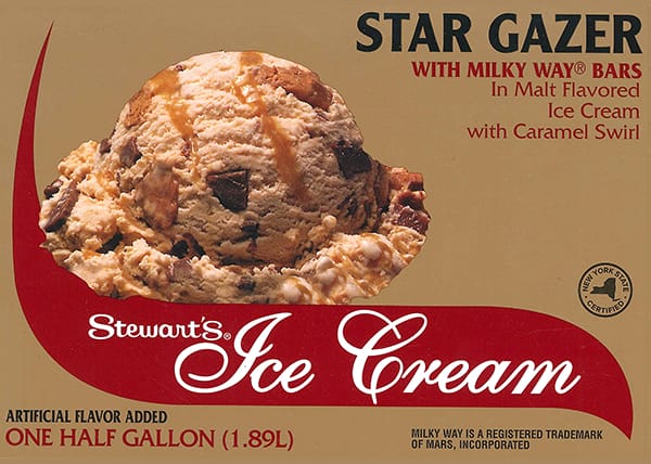 Star Gazer Ice Cream box top