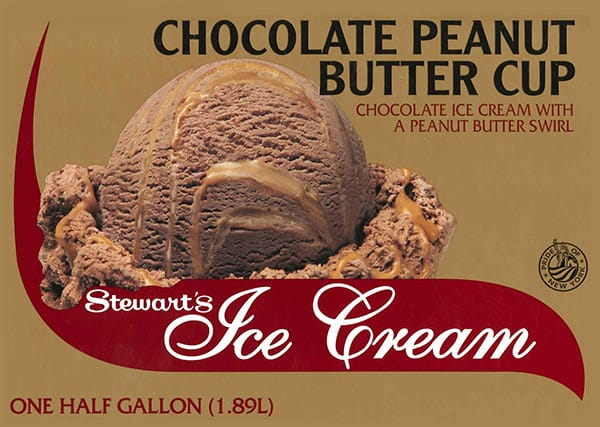 A half gallon of Chocolate Peanut Butter Cup, a chocolate ice cream with peanut butter.