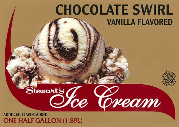 Freshly-Made Chocolate Swirl Ice Cream Flavor | Stewart's Shops