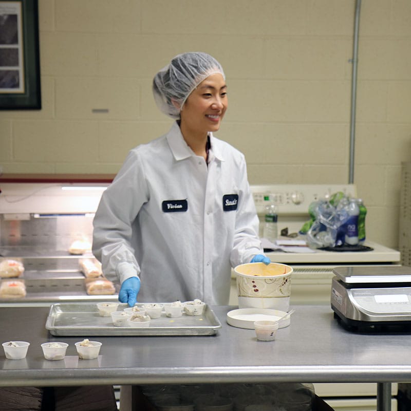 Experimenting and taste testing