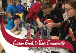 Robotics class made possible with Holiday Match donations