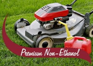premium non-ethanol gasoline lawn mower