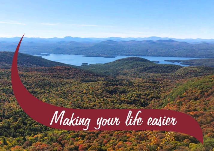 Adirondack Mountains Making Your Life Easier