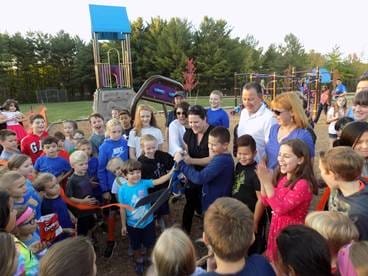 Happy kids at playground