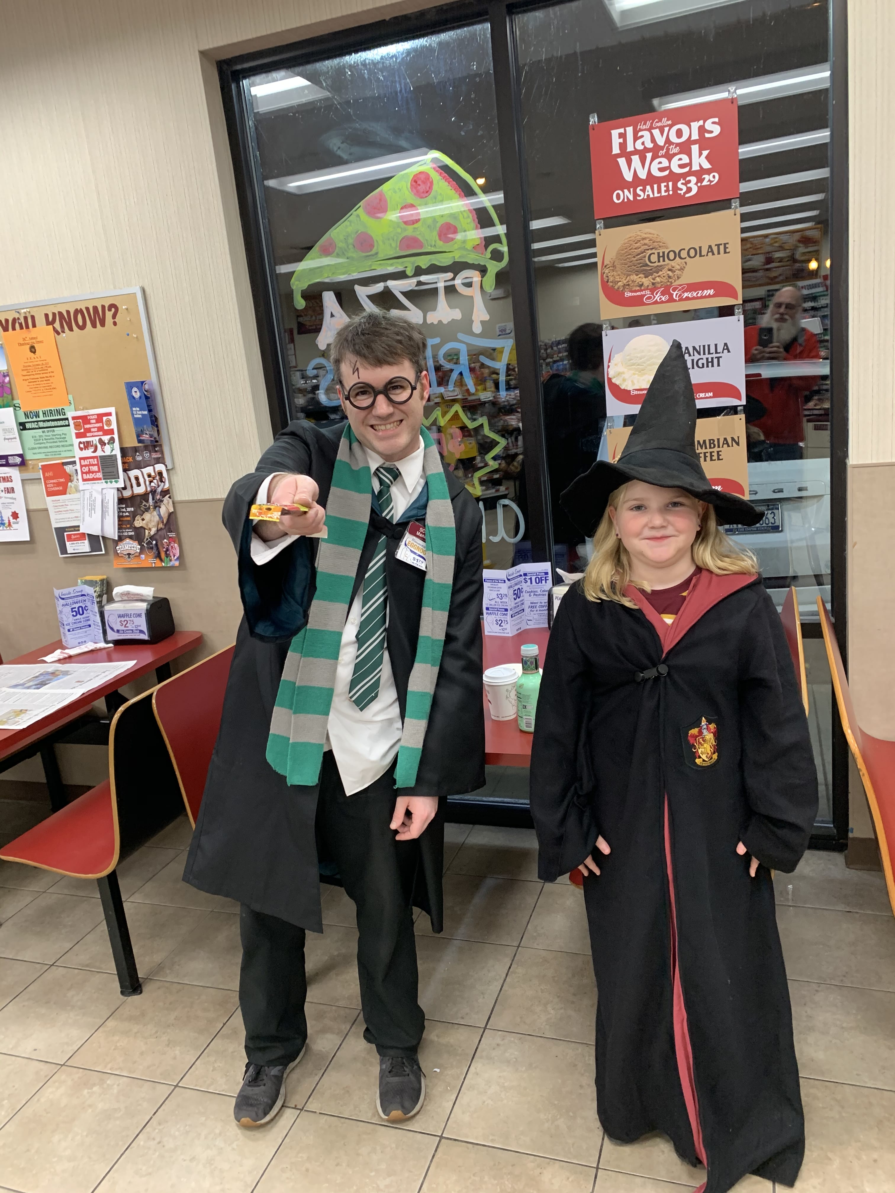 Kids in costume Harry Potter