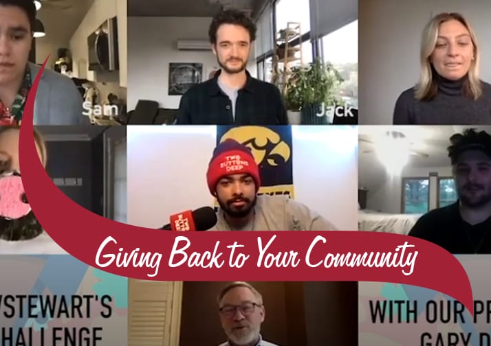 giving back to your community partnership with two buttons deep