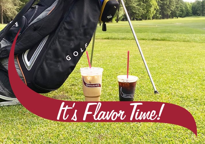 it's flavor time with iced coffee and cold brew