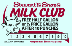 stewarts shops milk club card