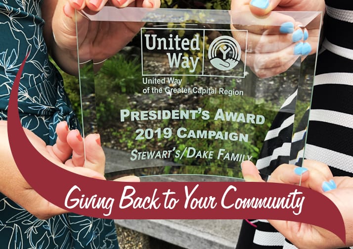 Stewart's Shops United Way President's Award