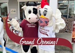 Altamont Grand Opening with Fresh and Flavor mascots