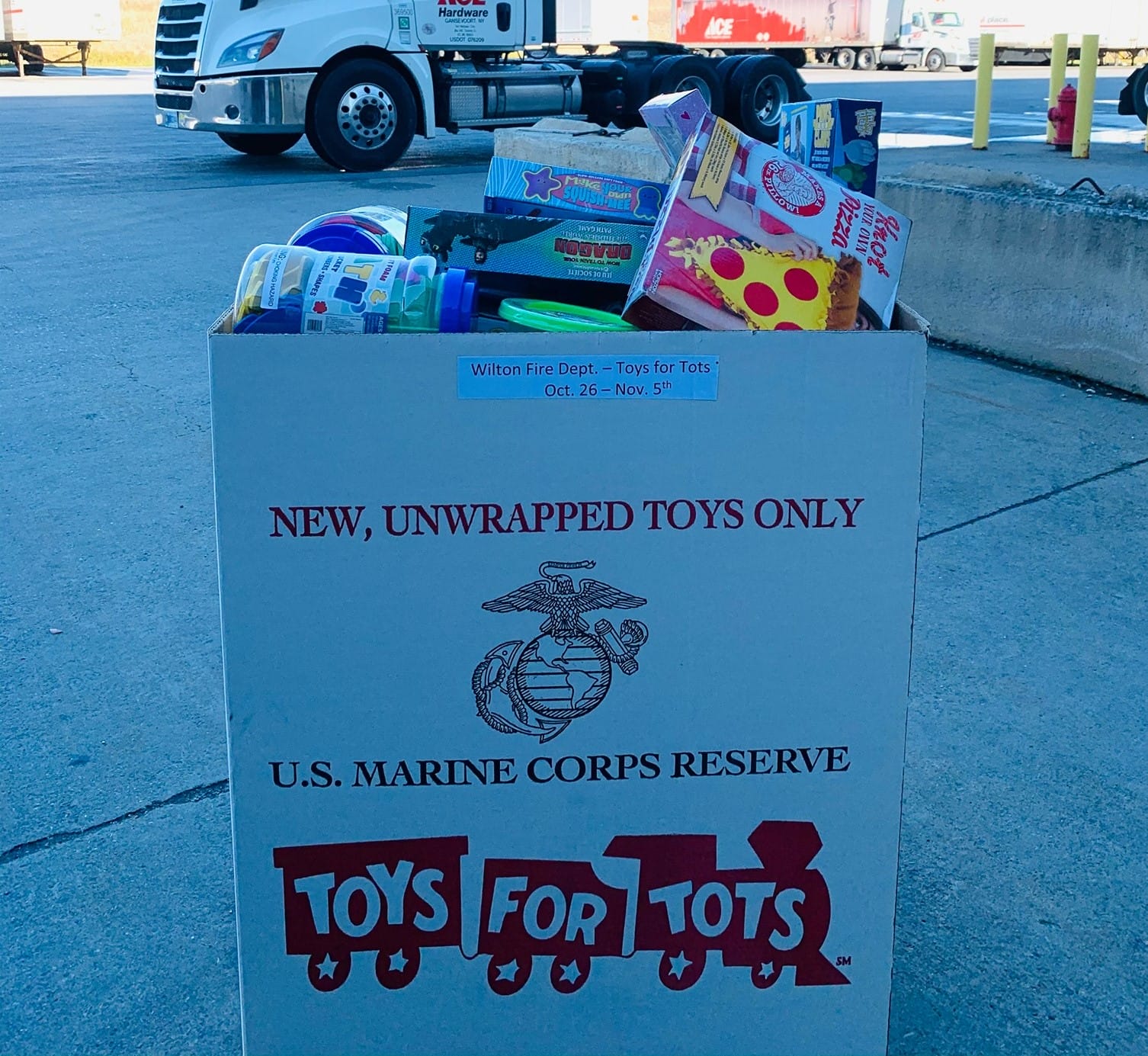 Toys for tots box