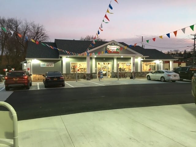 Outside Shop at dusk