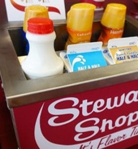 coffee creamer caddy