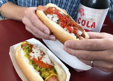 Make Your Own Hot Dogs and 20oz stewart's shops soda