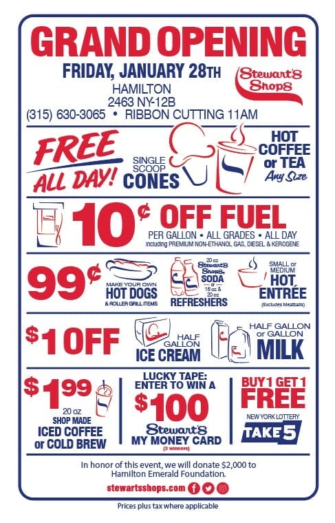 Grand Opening Flyer with deals