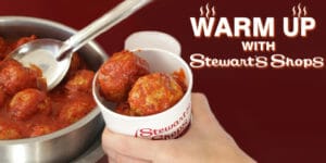 Warm Up With Stewart's meatballs!