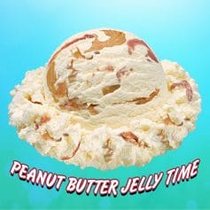 Peanut Butter Jelly Time with scoop
