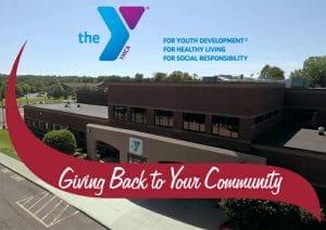 the YMCA in Ariel view