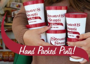 Person Holding 6 hand packed pints