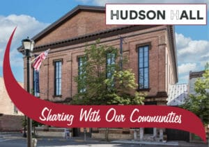 Hudson Hall pictured on a sunny day