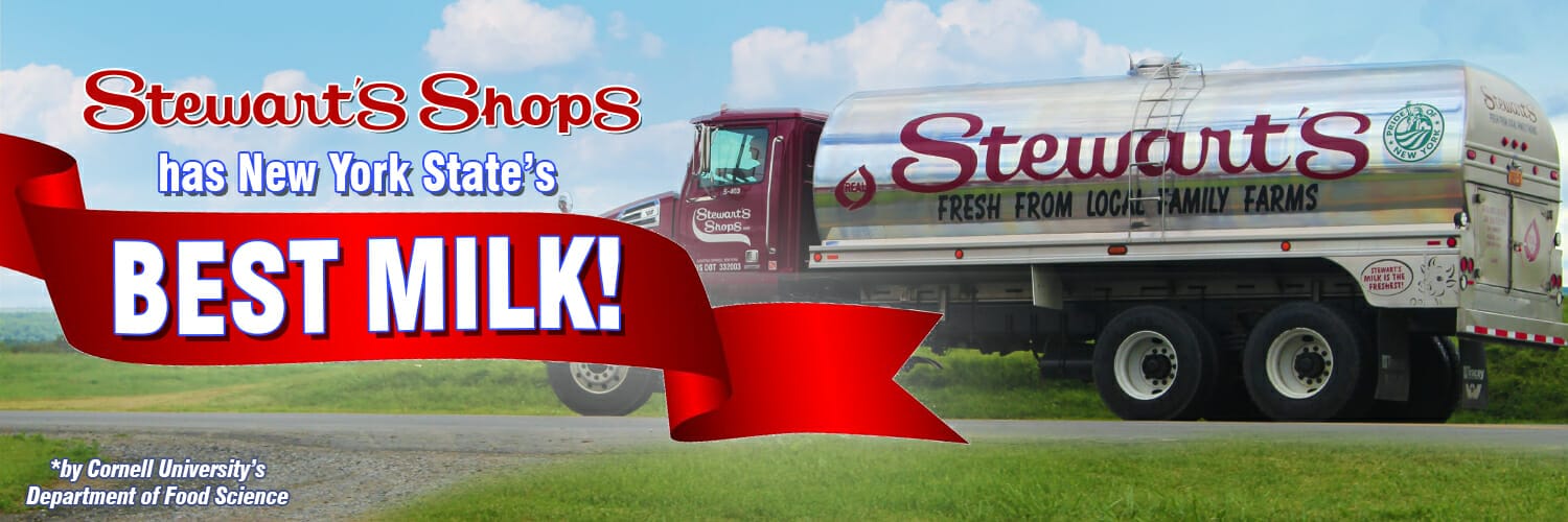 Stewart's Shops has the best milk in NYS! By Cornell University Department of Food Science