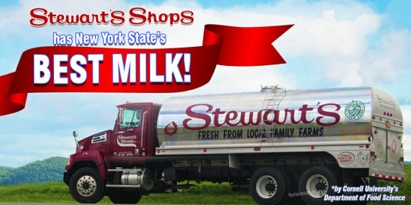 Stewart's Shops has the best milk in NYS!