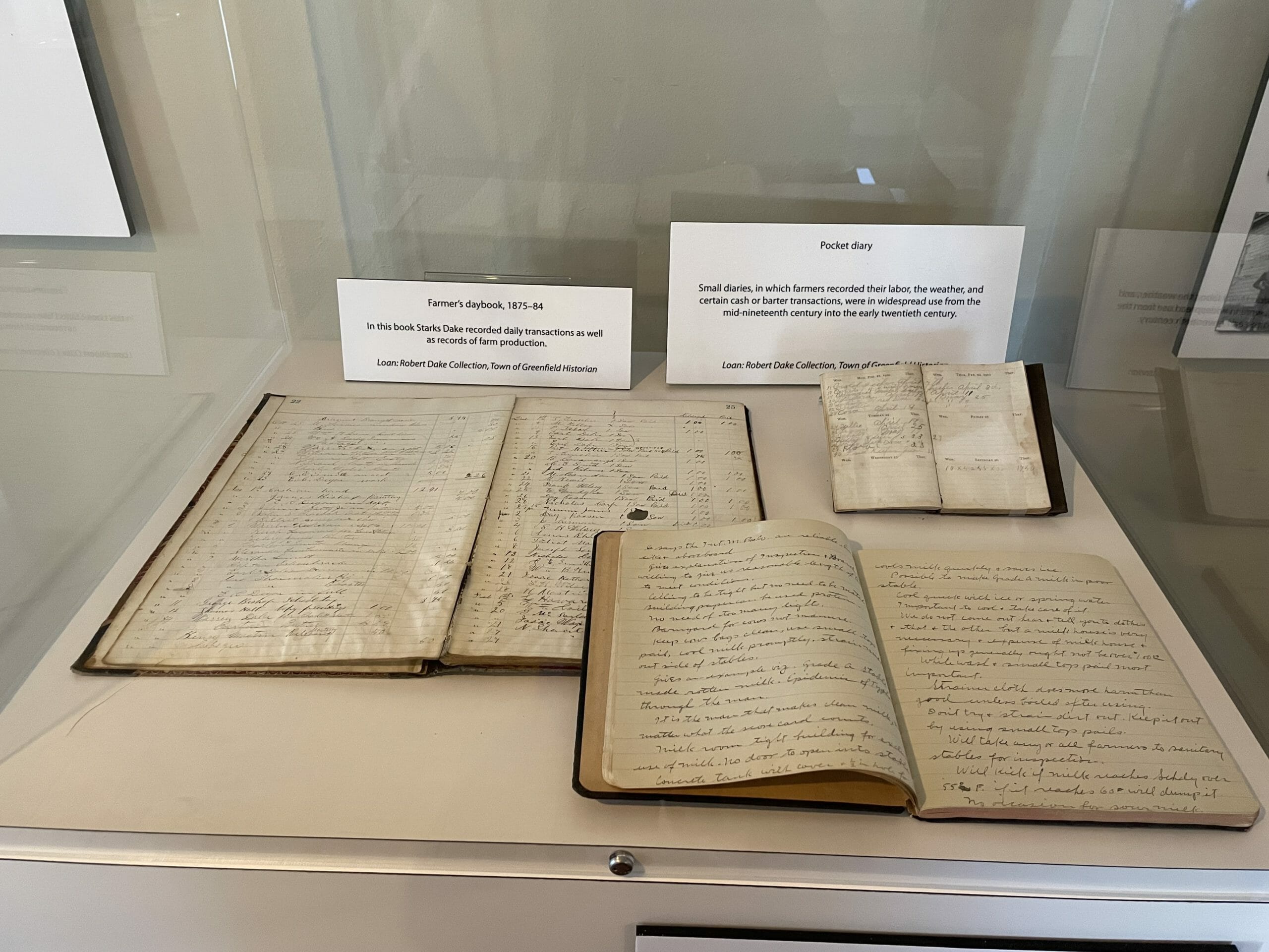 Farmer's Daybook and Pocket Diary Showcase