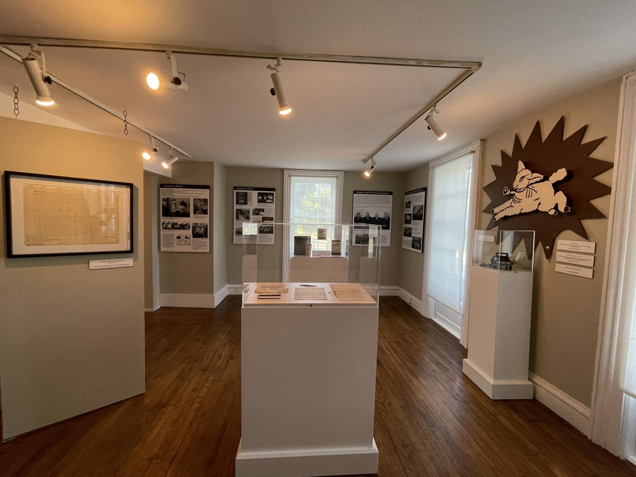 Inside of the museum