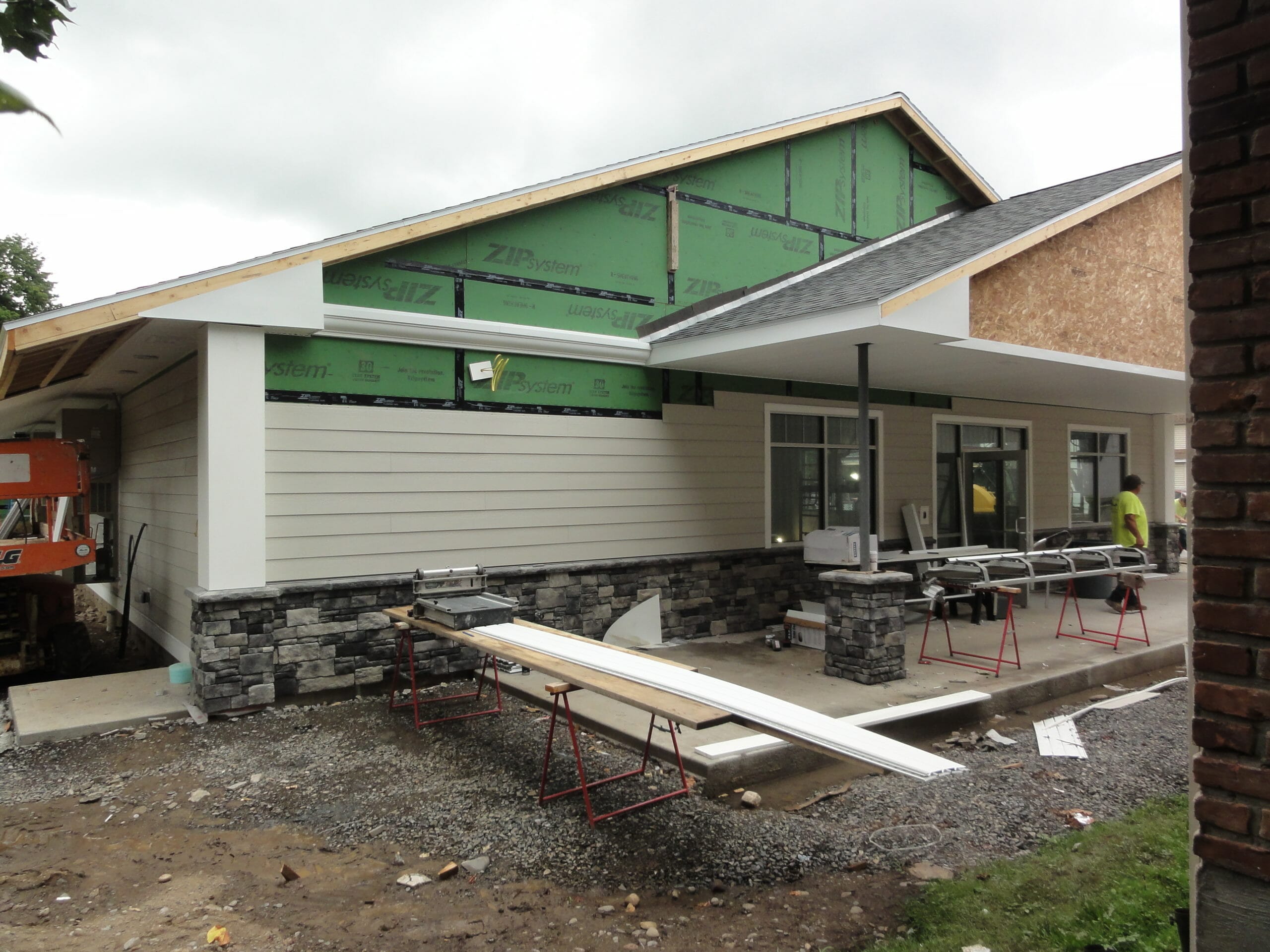Side view of the ilion shop rebuild