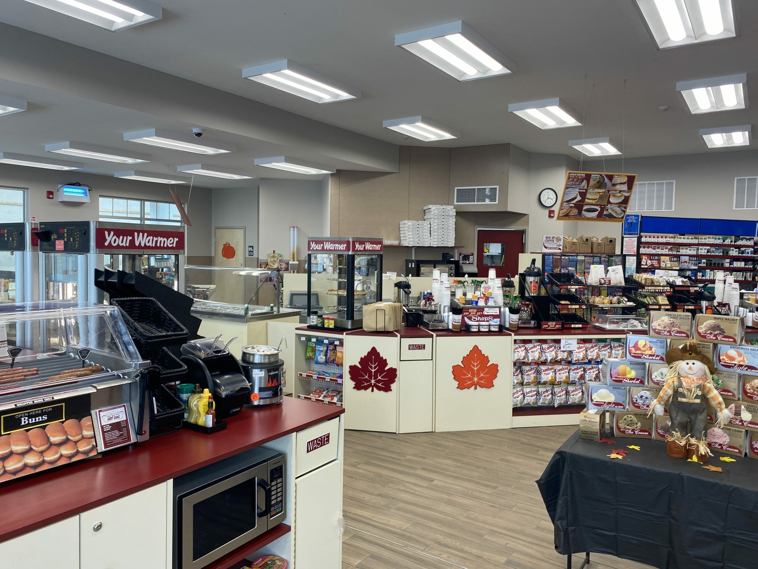 Inside of the New Ilion Shop rebuild