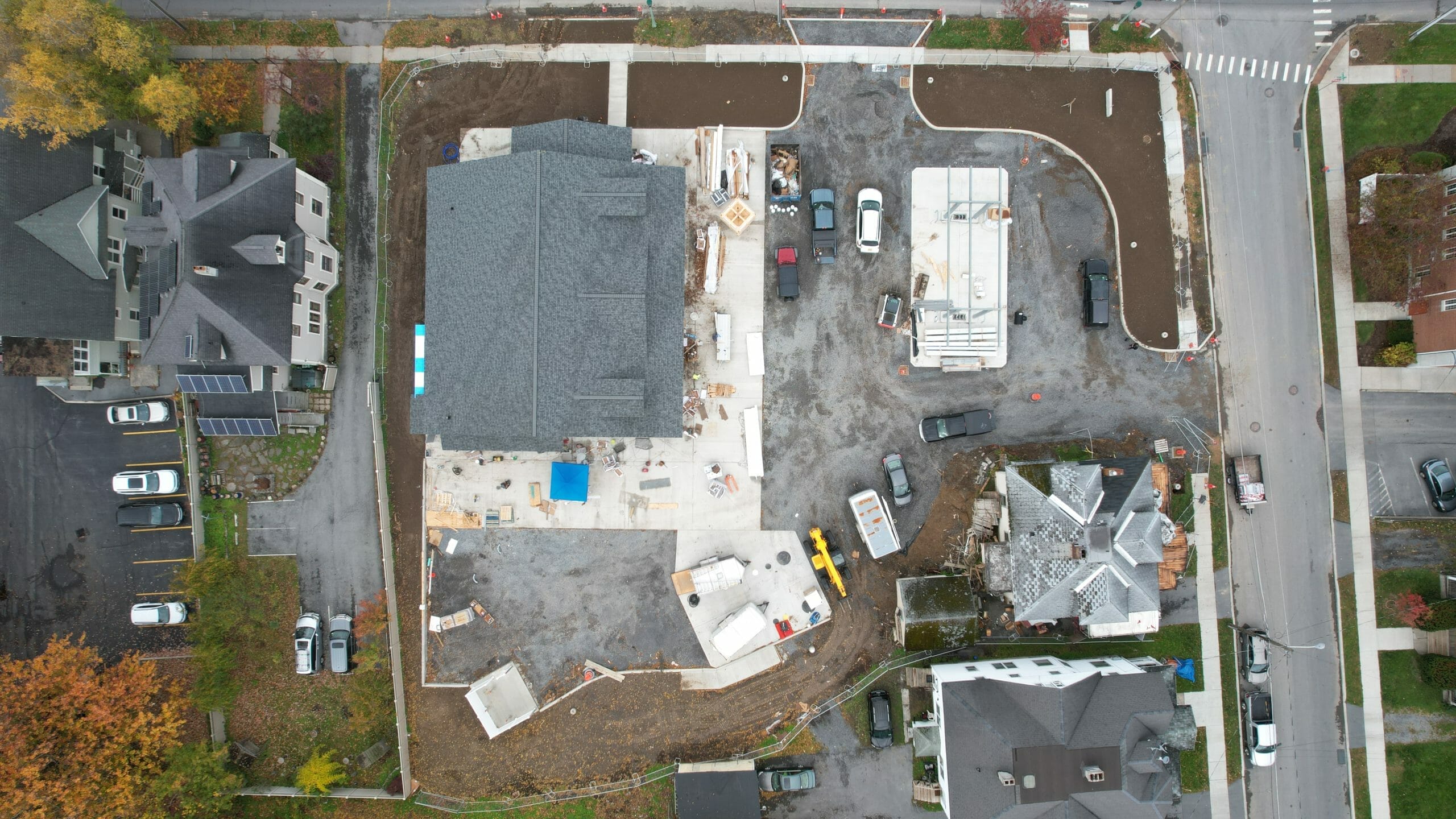 Drone View of the rebuild