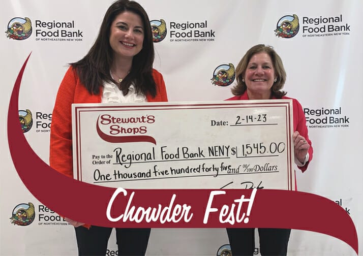 Chowderfest Donation to Regional Food Bank