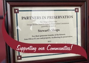 Preservation Award from City of New Paltz