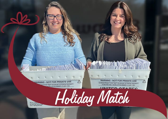 2023 Stewarts Holiday Match Checks being mailed out