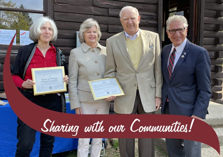 Wilton Wildlife Preserve Stewarts Donation