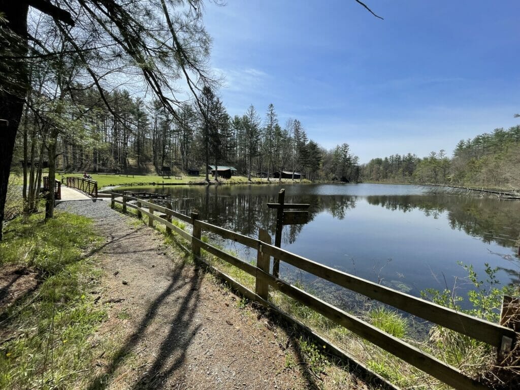 Water at Camp Saratoa Wilton Wildlife Preserve