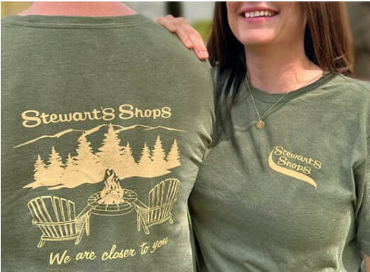 Stewarts Adirondack themed tshirts