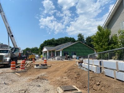 construction at the south utica shop