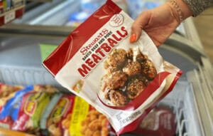 Stewart’s has got you covered for The Big Game this Sunday with all the football game snacks! We're your one stop shop! This is an image of the frozen Stewart's meatball bag. 
