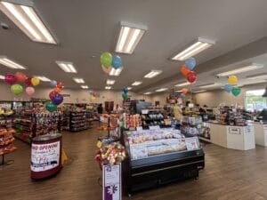 Inside the new Glenmont Shop. 