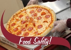 Full peperoni pizza. Stewart's Shops using World Food Safety Day to highlight our strict food safety standards.