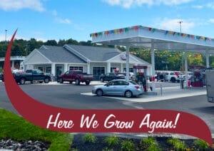 Catskill Shop Exterior with text Here We Grow Again