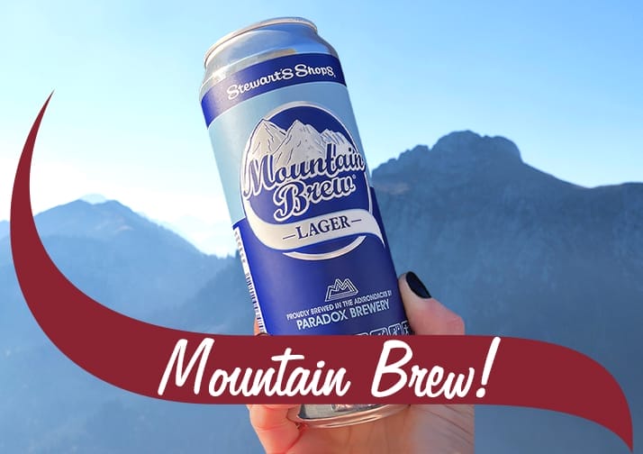 Stewart's Shops Mountain Brew beer can