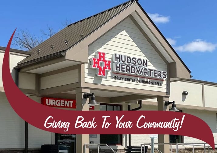 Hudson Headwaters building. Heath Center on Broad Street Glens Falls. Giving Back To Your Community